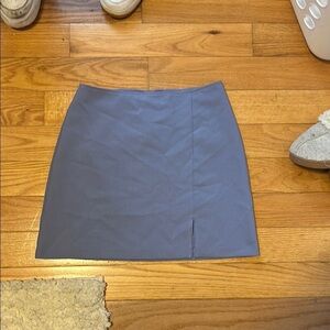 lavender zip skirt
